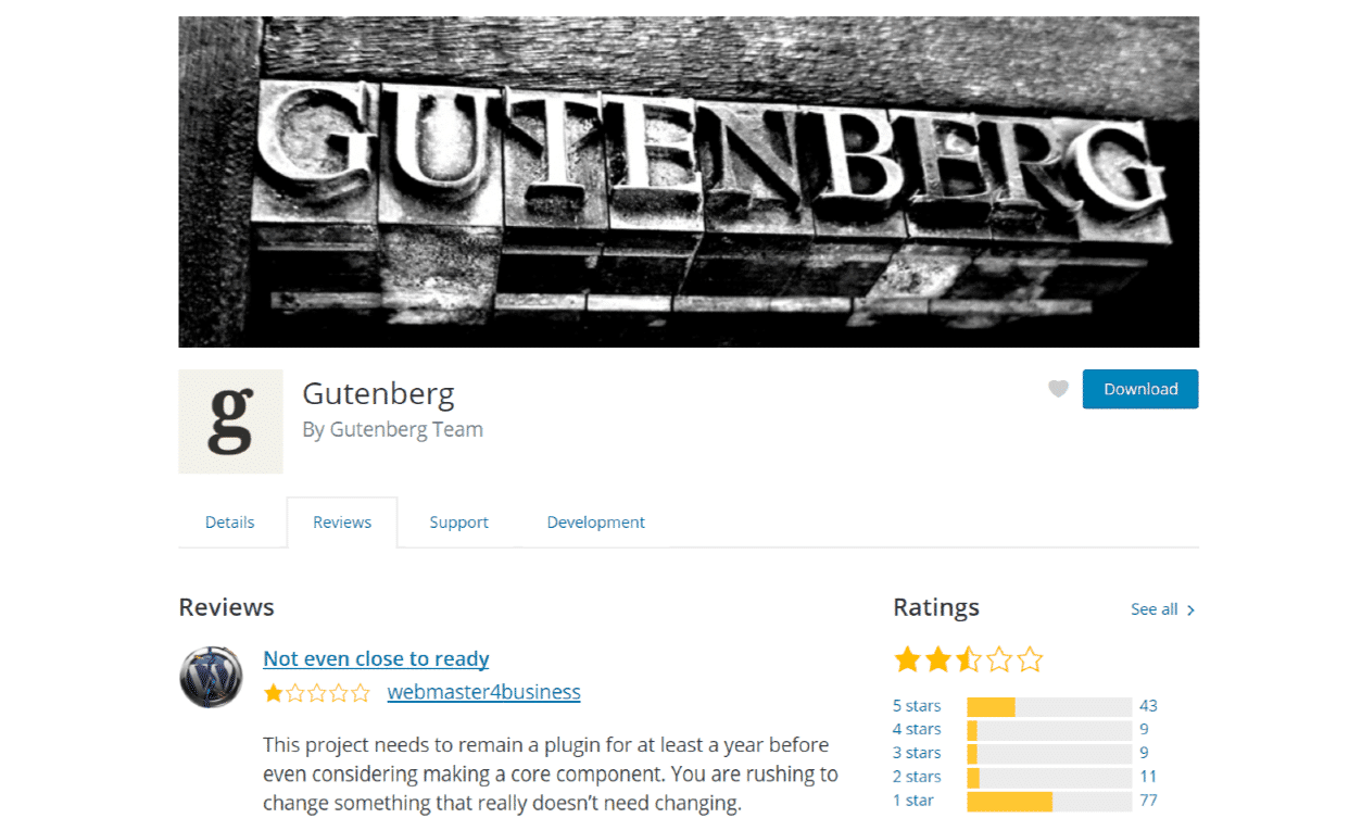 WordPress Guttenberg